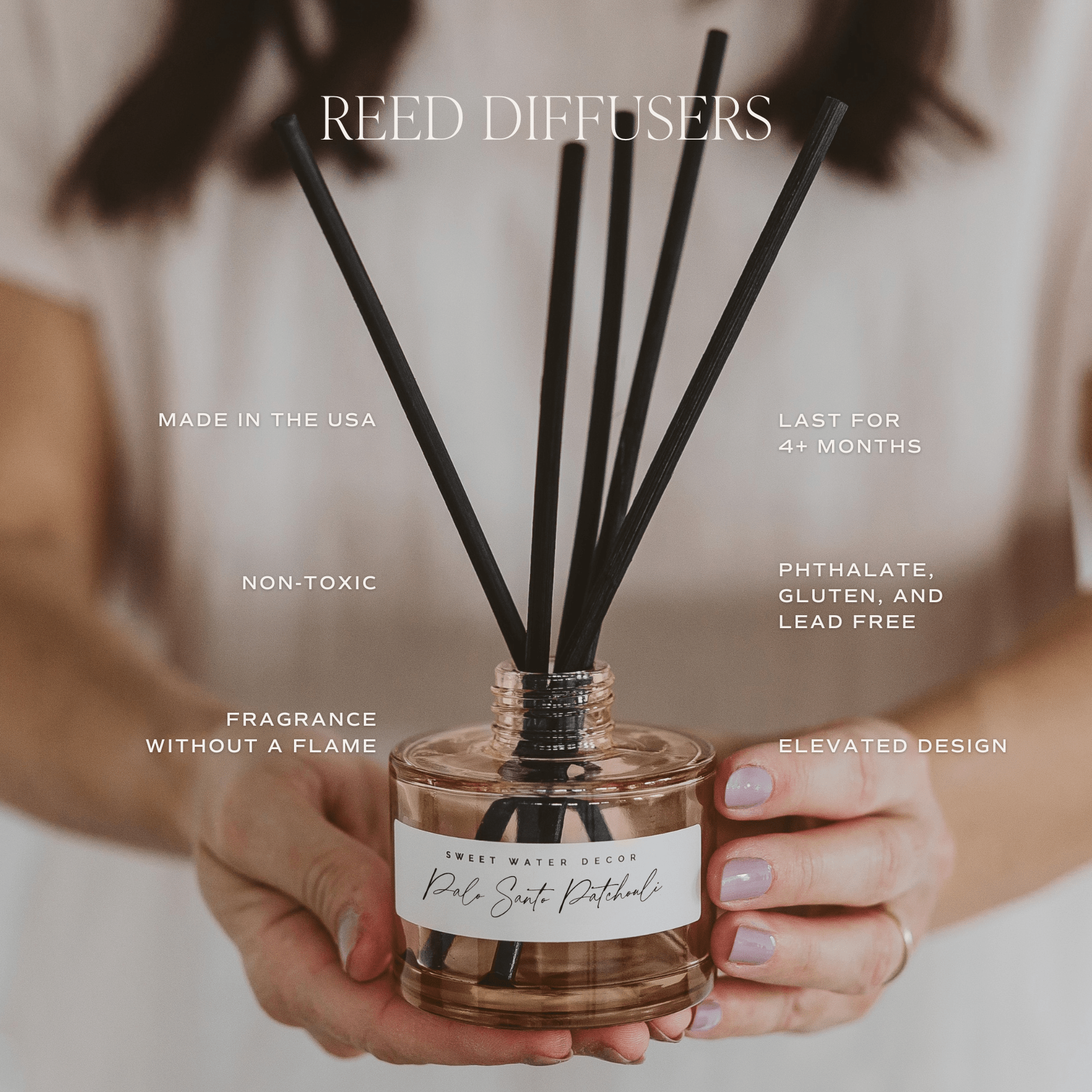 Wildflowers & Salt Reed Diffuser - Floral Sea Salt Amber – Reed Diffusers