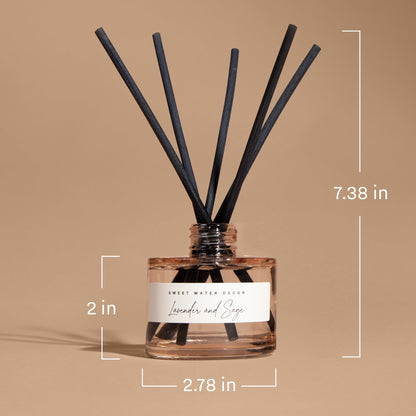 Hello Fall Tinted Glass Jar Reed Diffuser
