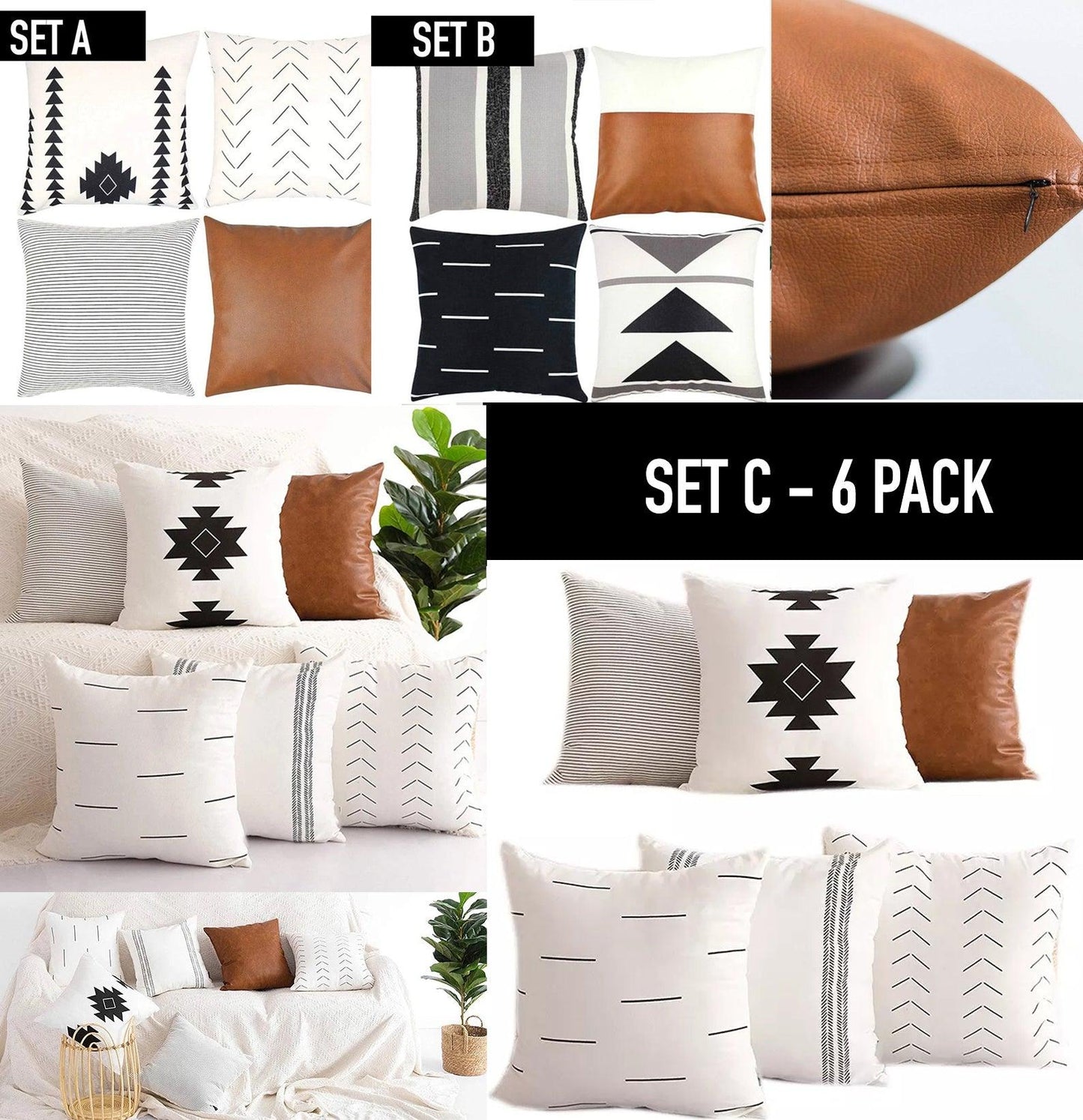 Amber & Farm Pillow Set