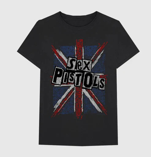 Sex Pistols Union Jack T-Shirt - Official Punk Tee – XXL Men's T-shirts