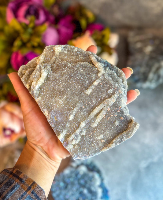 Large Aura Sphalerite Raw Crystals, over a Lb each! – 700-749 Grams
