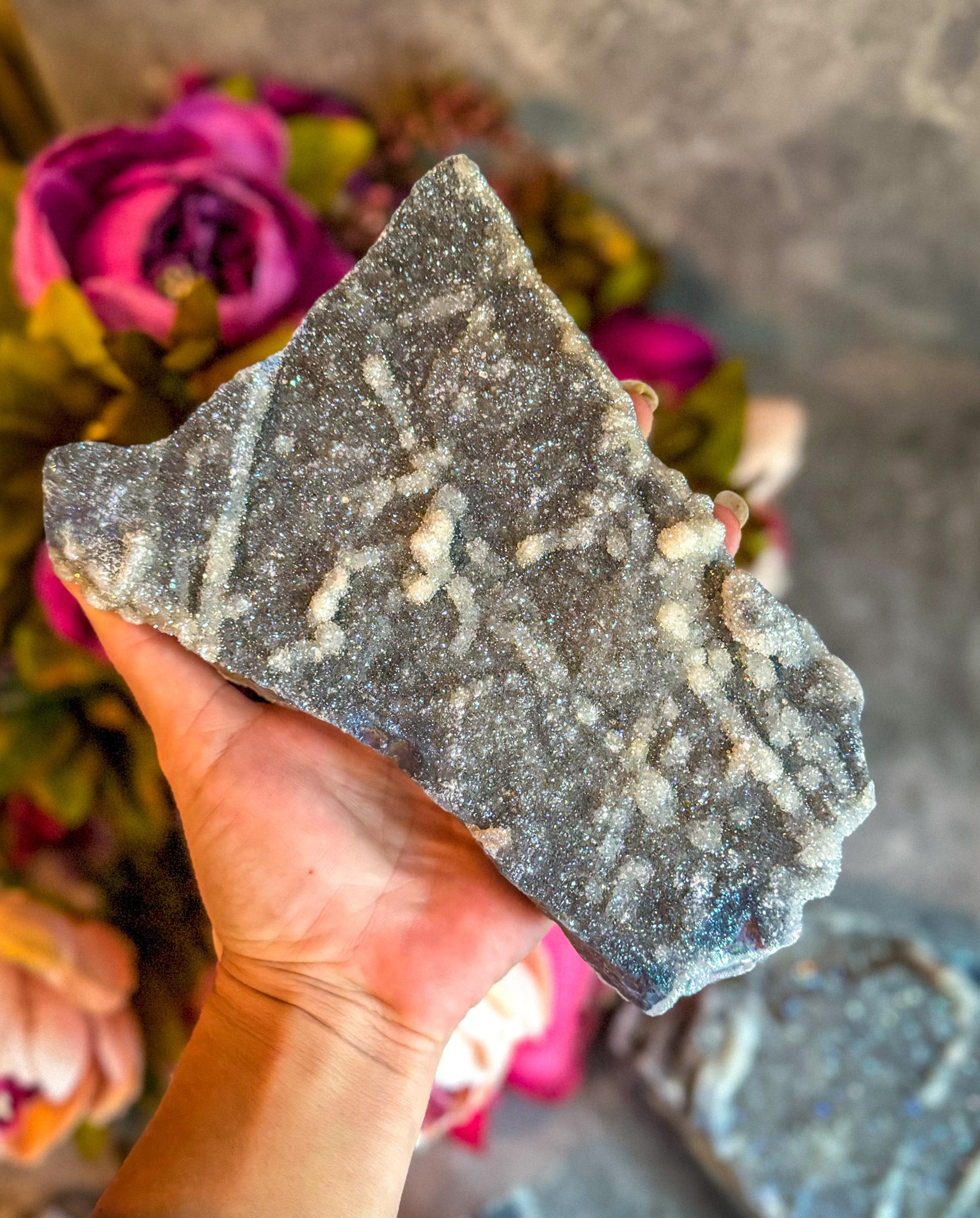 Large Aura Sphalerite Raw Crystals, over a Lb each! – 800-849 Grams