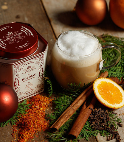 Holiday Tea – Spiced Black Tea with Citrus, Almond & Cinnamon