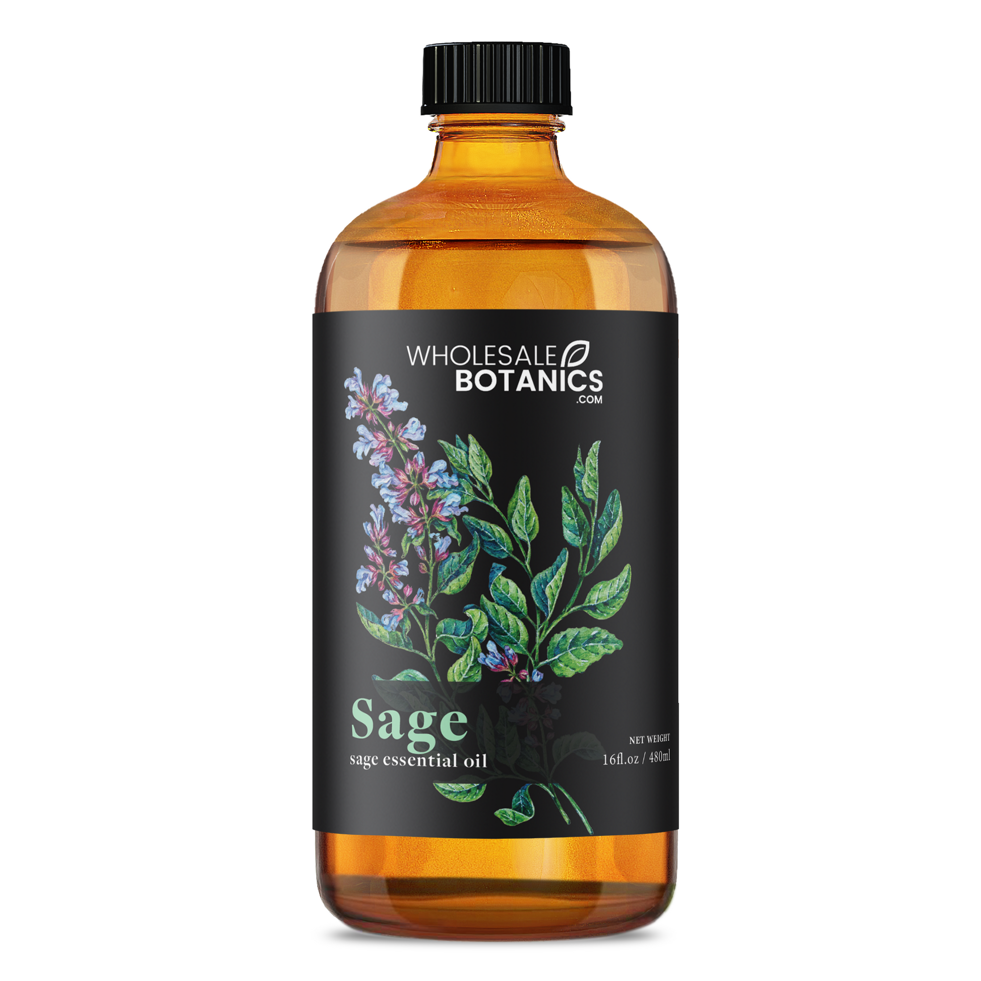 Sage Essential Oil – Botanical 16 oz Essential_Oil