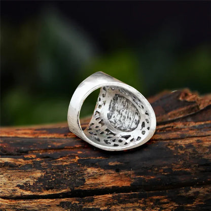 Stone Oval Vintage Design Rings