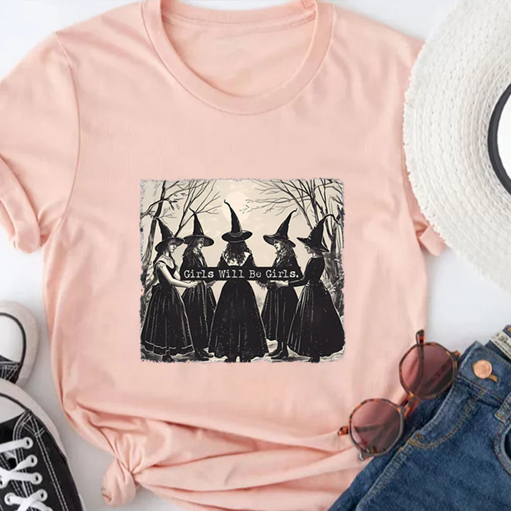 Girls Will Be Girls Witch T-Shirt – T-Shirt