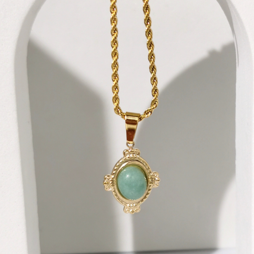 North Star Necklace – Green Quad Necklaces