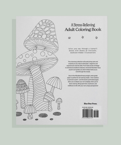 Soul of the Woodland – Adult Coloring Book by Suzanne Joyner – coloring book