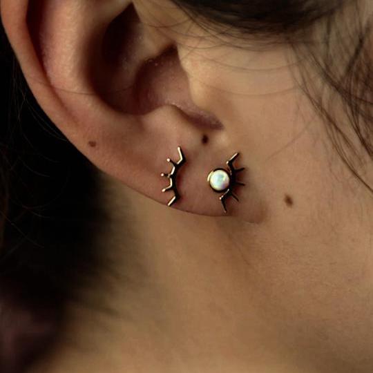 Evil Eye Stud Earrings – Earrings