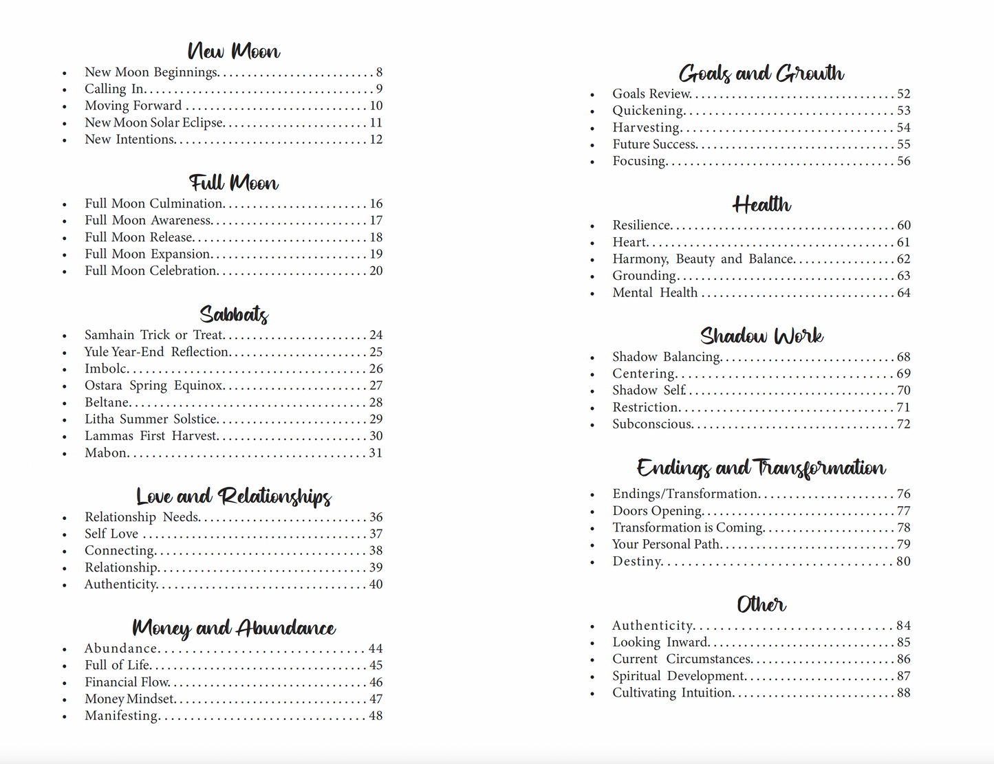 Tarot Spreads for All Occasions – 53 Spreads Booklet by Writual – Book