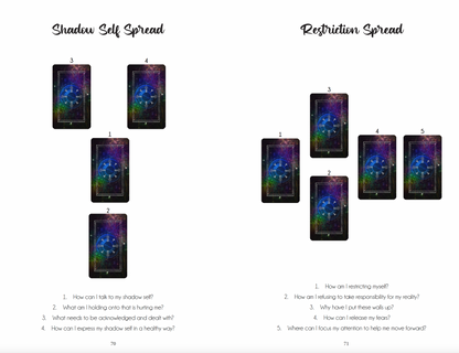 Tarot Spreads for All Occasions – 53 Spreads Booklet by Writual – Book