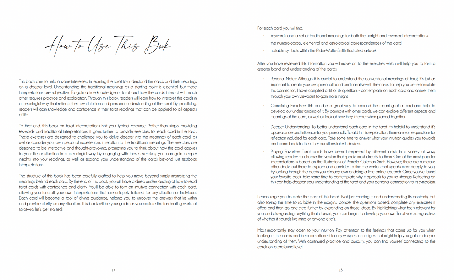 Decoding the Cards Tarot Book | Tarot Meanings & Exercises – Book