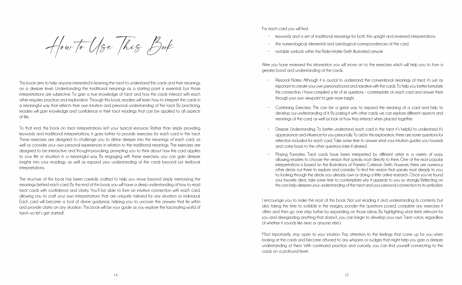 Decoding the Cards Tarot Book | Tarot Meanings & Exercises – Book