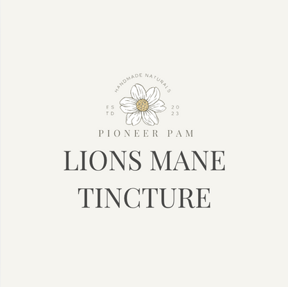 Moon & Memory Support, Lions Mane Tincture – Nervous System Support