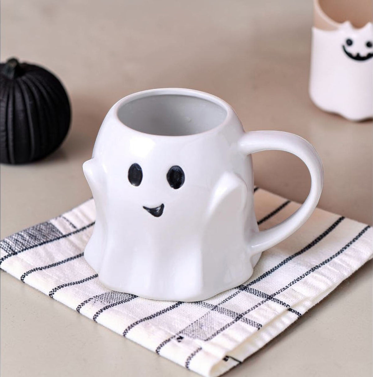 Ghost Coffee Mug, 14.8 oz | Cute Halloween Cup