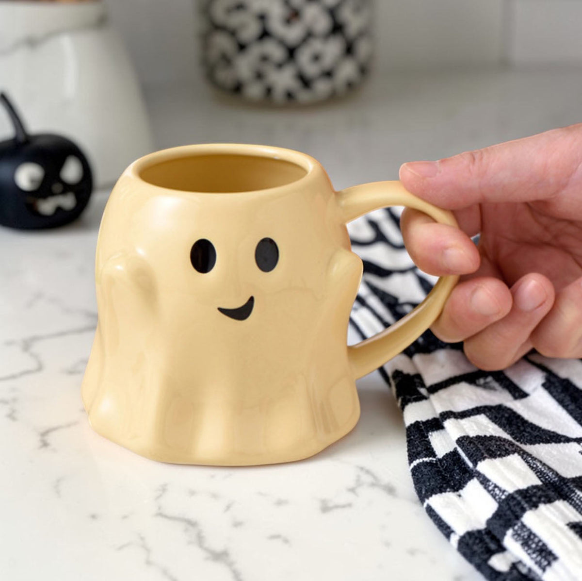 Ghost Coffee Mug, 14.8 oz | Cute Halloween Cup