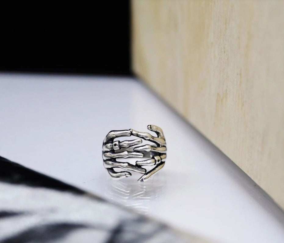 SKELETON FINGER RING (ADJUSTABLE) – Default Title