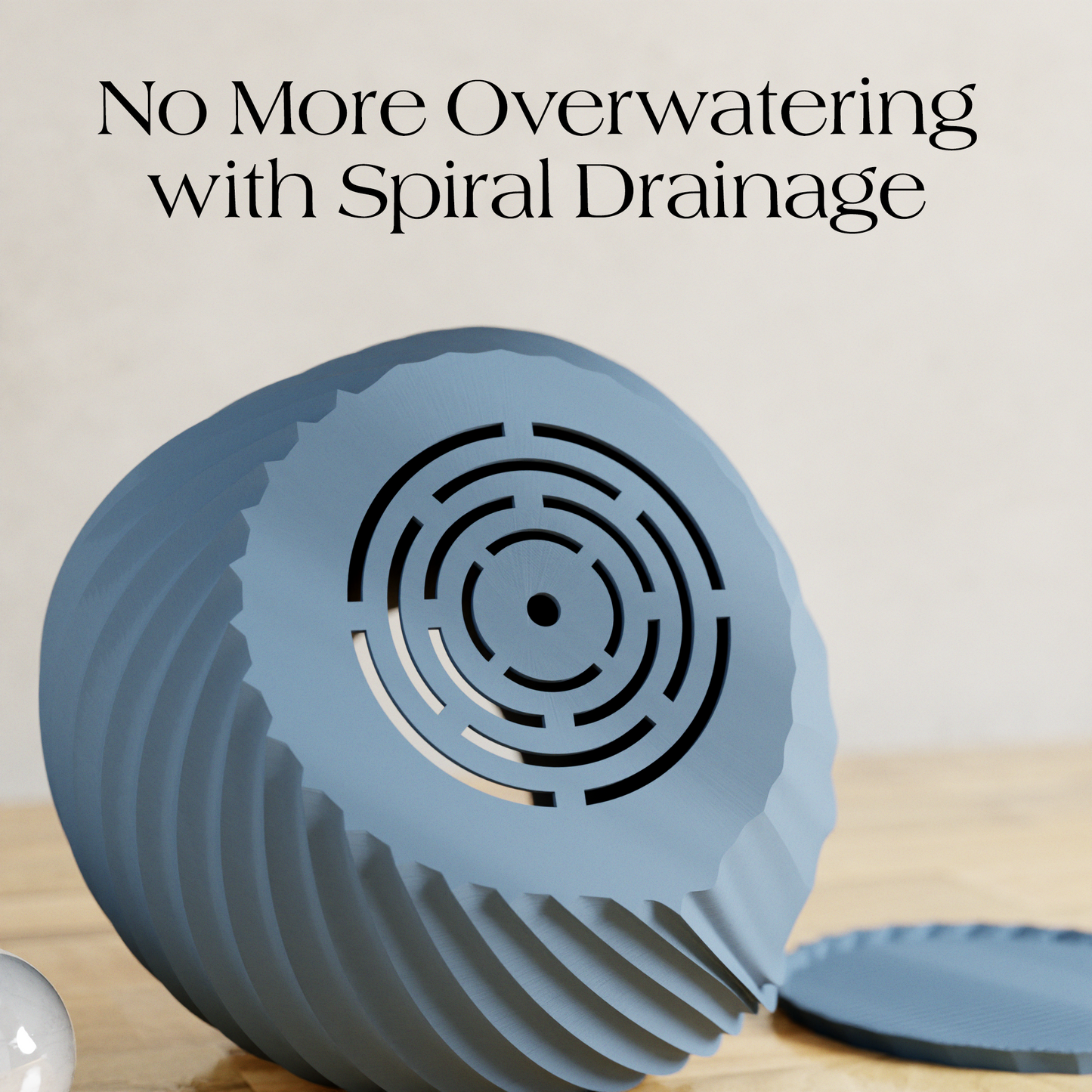 SEA Planter – Muted Blue Planter