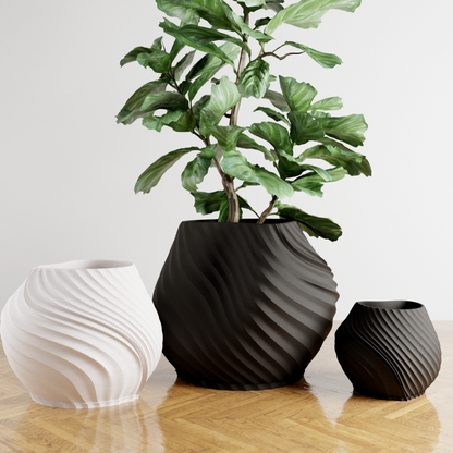 SEA Planter – 6" Pure White Planter
