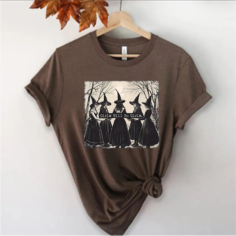 Girls Will Be Girls Witch T-Shirt – T-Shirt