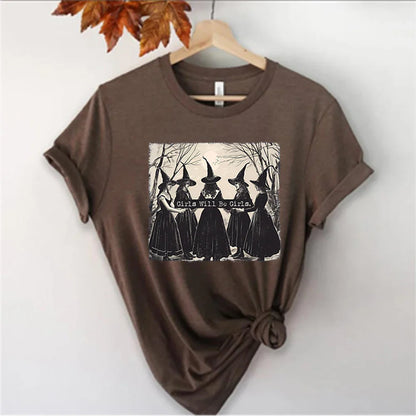Girls Will Be Girls Witch T-Shirt – T-Shirt