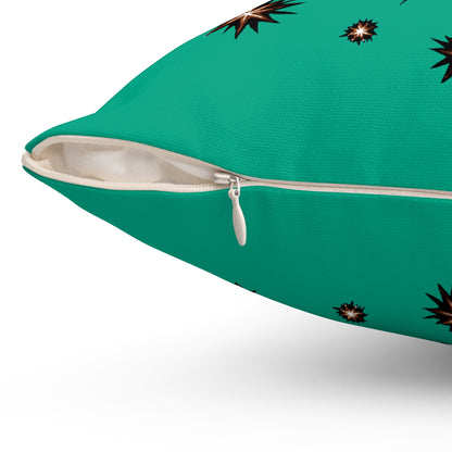 "All Seeing Eye"  - Throw Pillow (Teal)