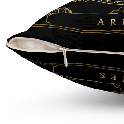 Zodiac Series - ARIES ♈ - Throw Pillow
