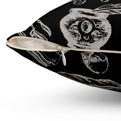 Fortune Teller - Throw Pillow (Dark)