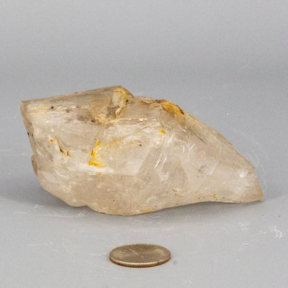 Skeletal Elestial Quartz Enhydro Point With 2 Bubbles – Raw