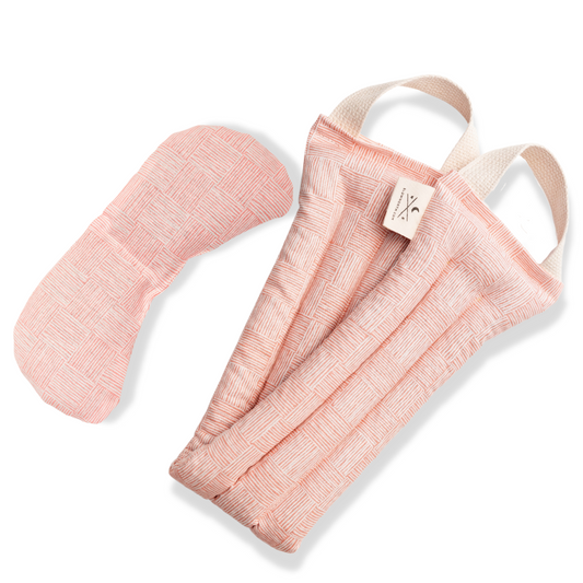Eye Mask + Neck Wrap Bundle - Pink Pampas – Relaxation Accessories
