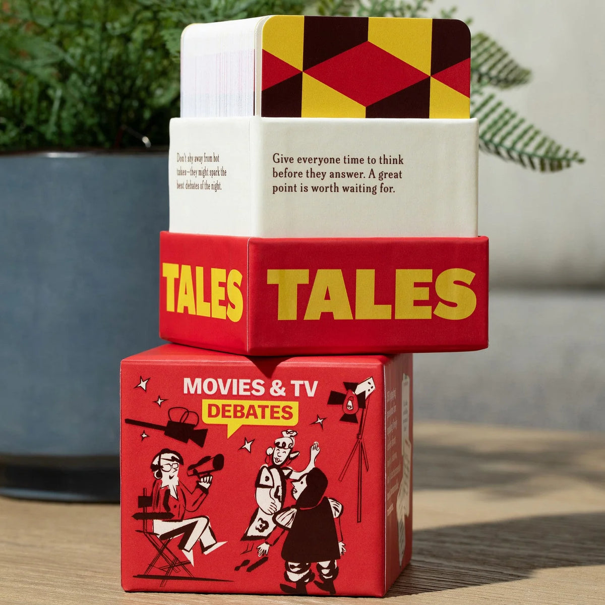 Tales TV & Movies Edition Conversation Card Game – 150 Debates