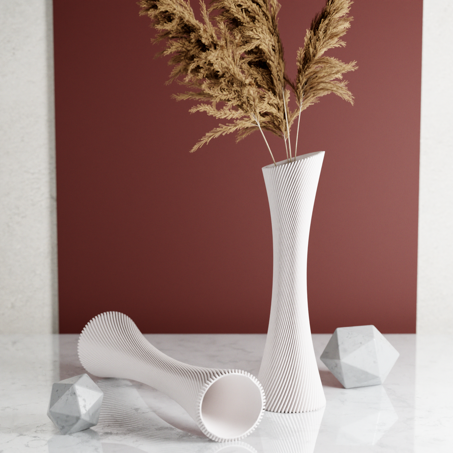 SPIRAL ROSE Vase – Vase