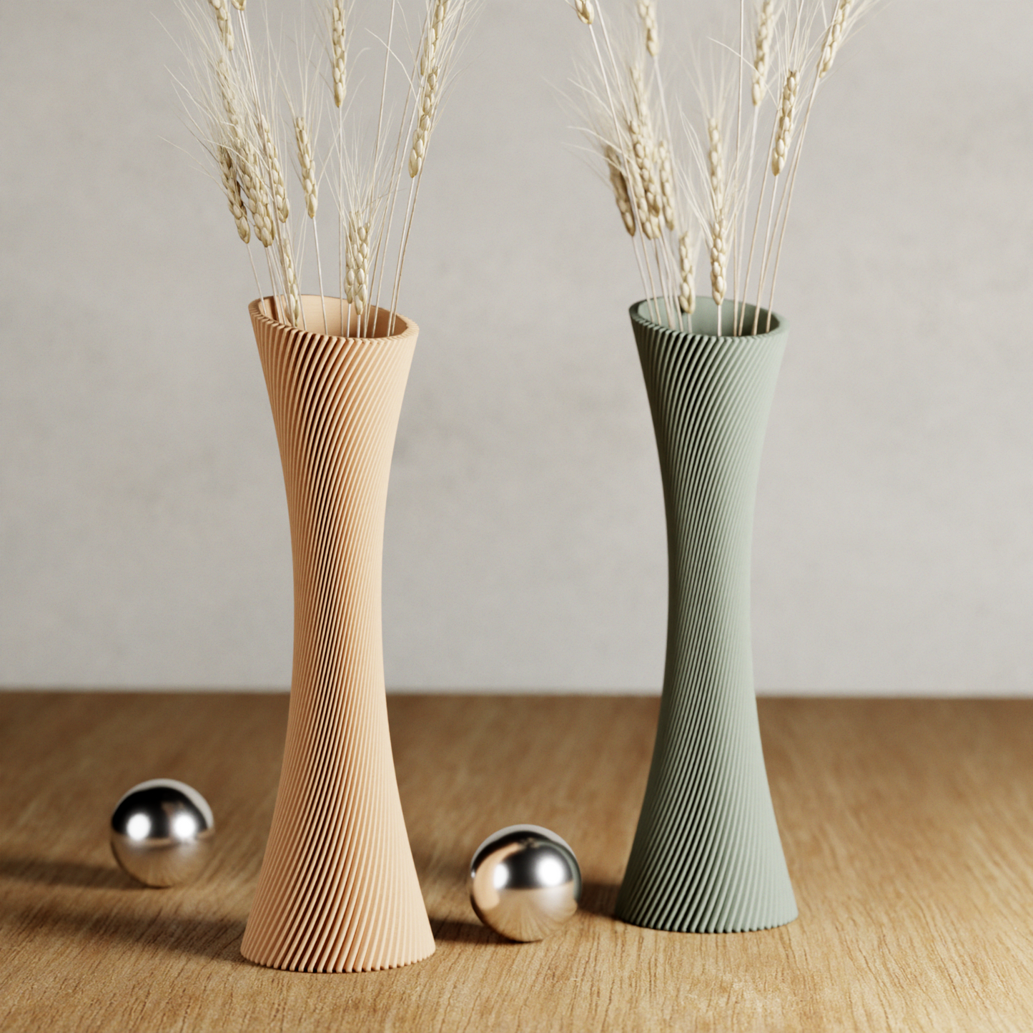 SPIRAL ROSE Vase – 10 inches Vase
