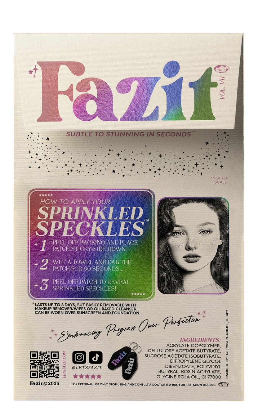 Fazit Temporary Makeup Patches – Stars, Freckles & Speckles –