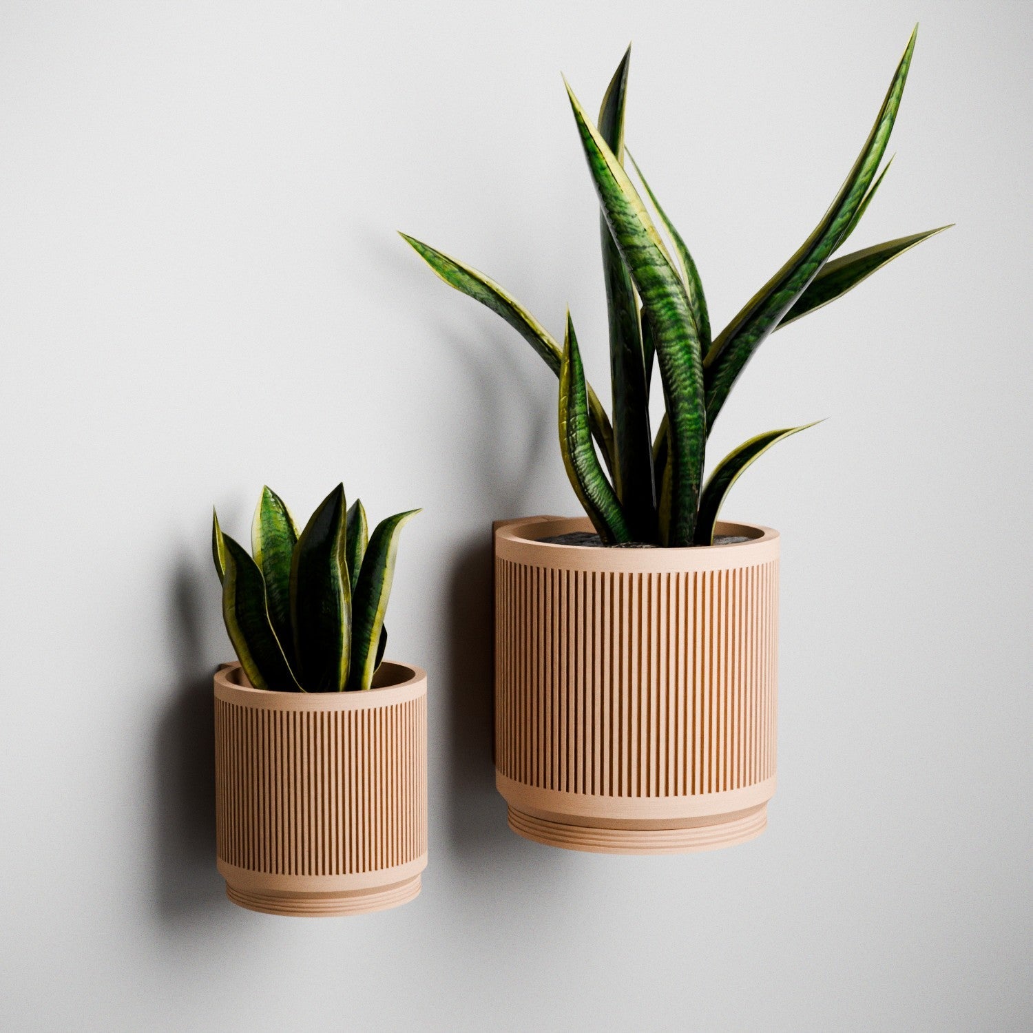 Hanging STREAM Wall Planter | Modern Cylindrical Plant Pot – Planter