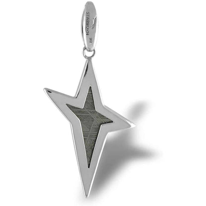 Starborn Muonionalusta Meteorite Star Pendant in Sterling Silver