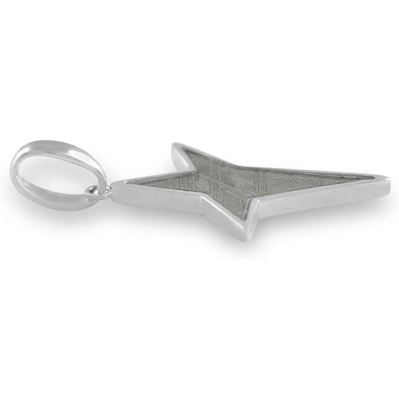 Starborn Muonionalusta Meteorite Star Pendant in Sterling Silver