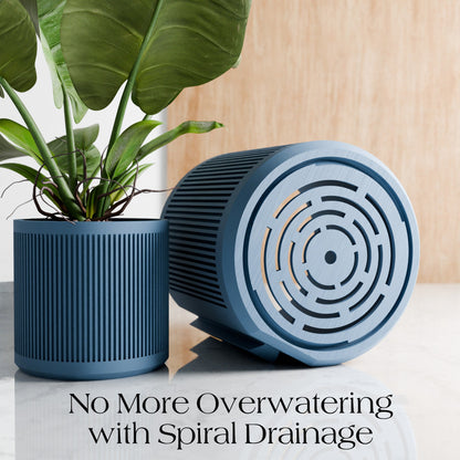 Hanging STREAM Wall Planter | Modern Cylindrical Plant Pot – Planter