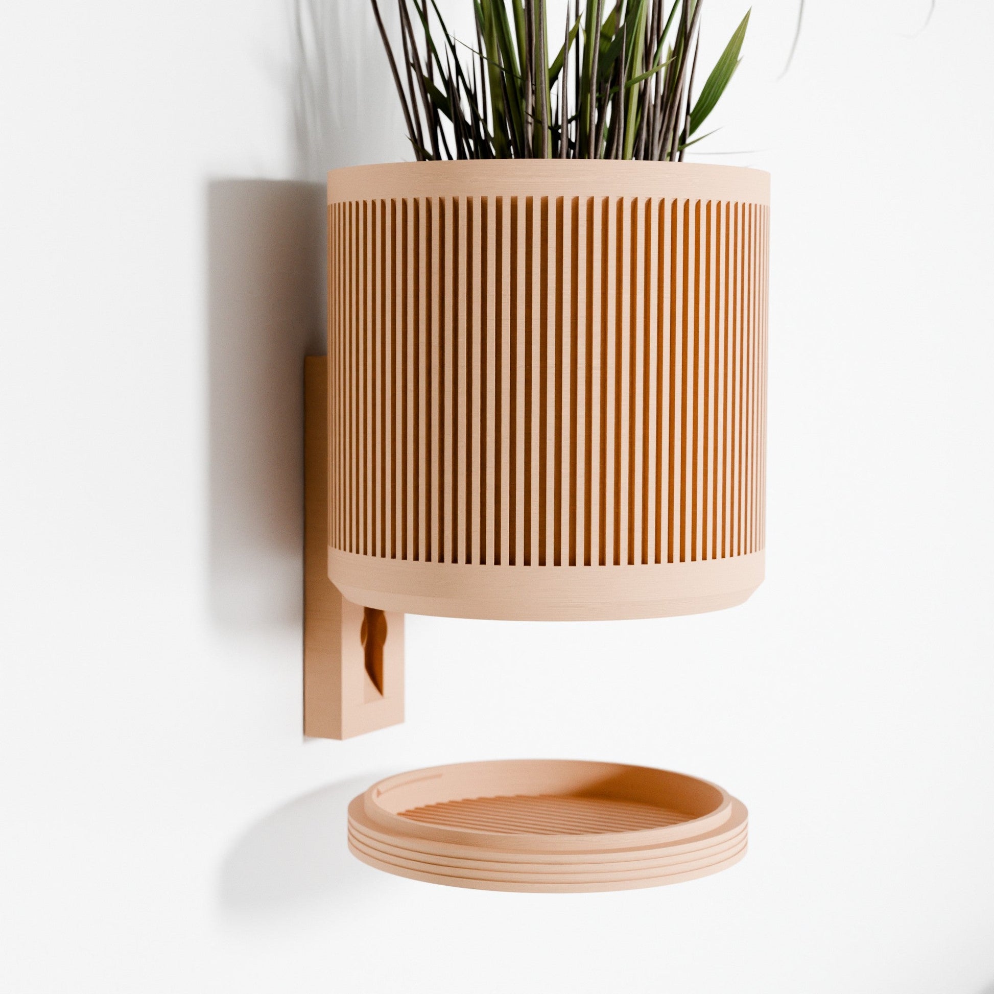 Hanging STREAM Wall Planter | Modern Cylindrical Plant Pot – Planter