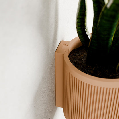 Hanging STREAM Wall Planter | Modern Cylindrical Plant Pot – Planter