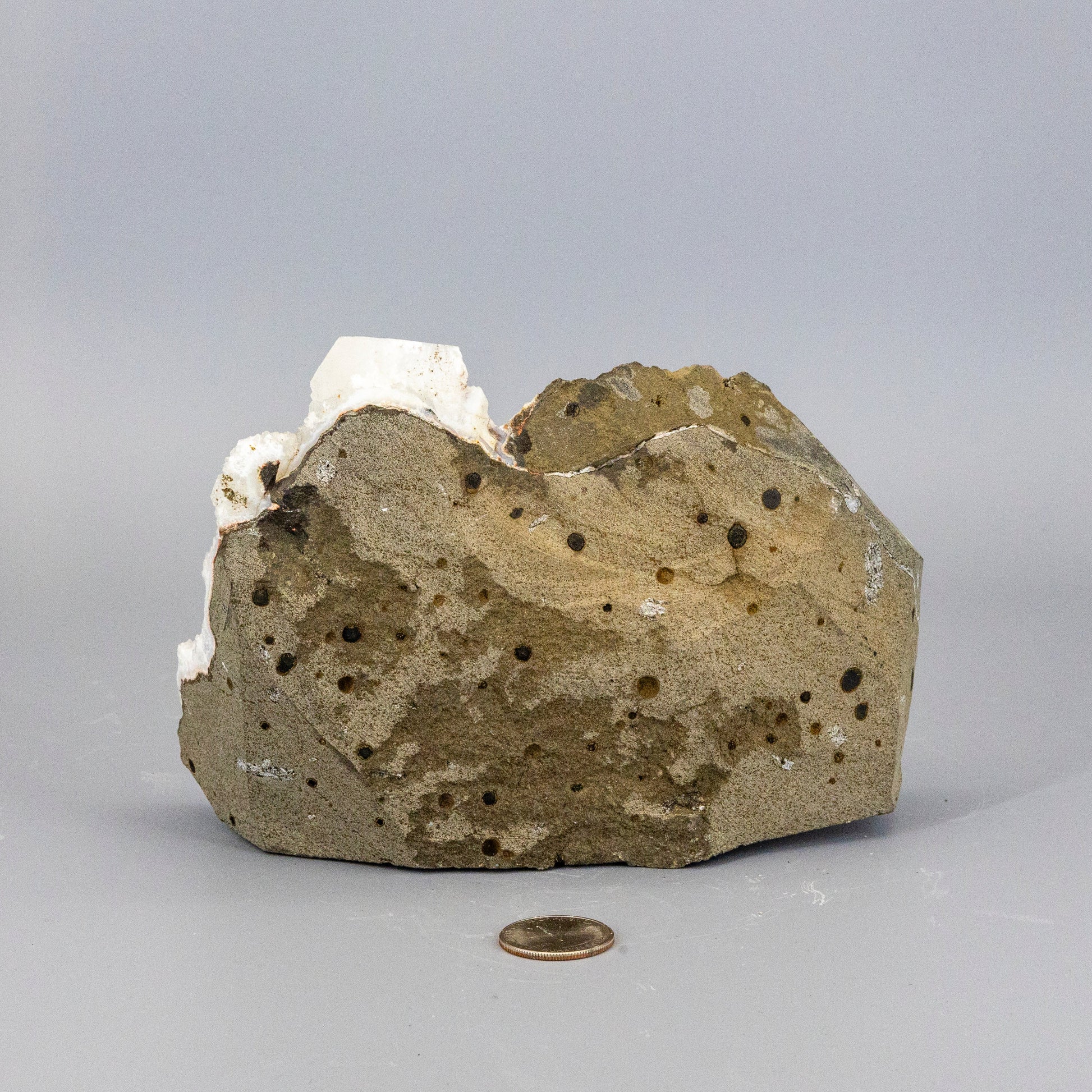 Stunning "Rare" Chalcedony Quartz Cluster With Apophyllite Knob – Clusters