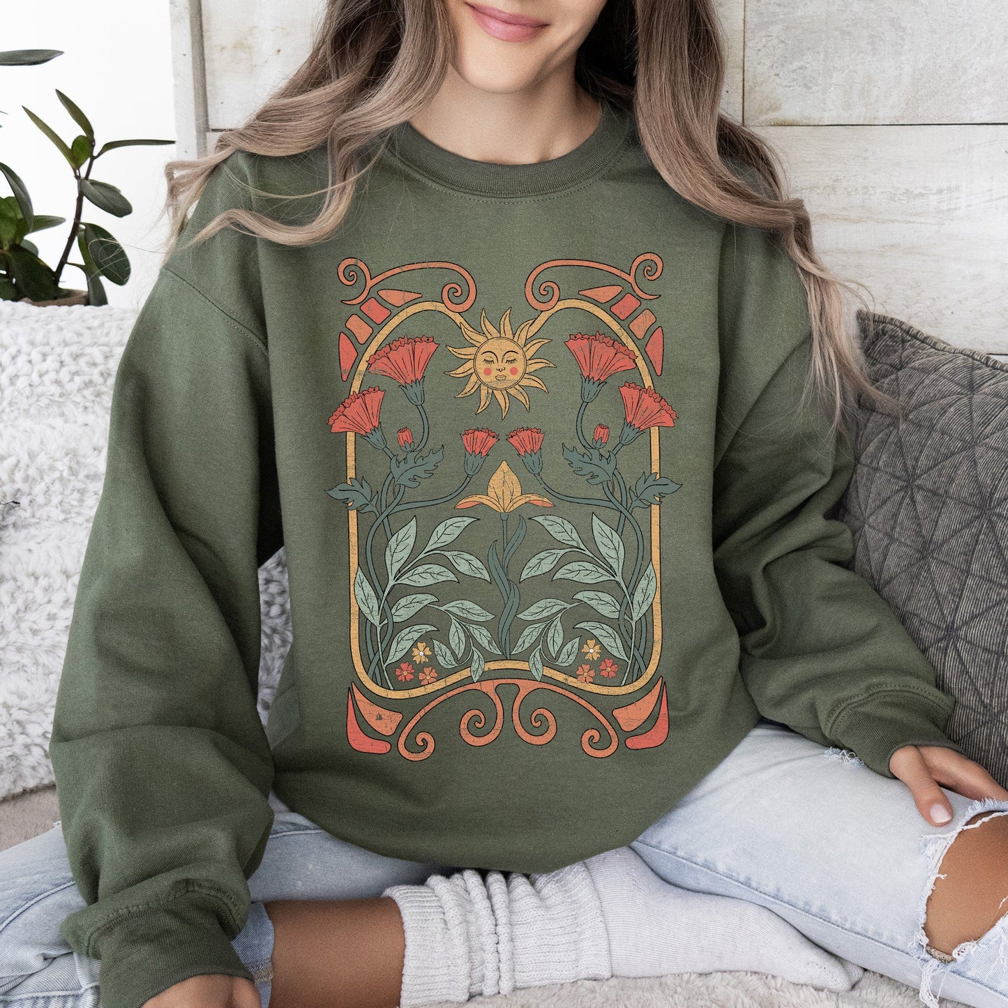Sun Art Deco - Colorful Sweatshirt