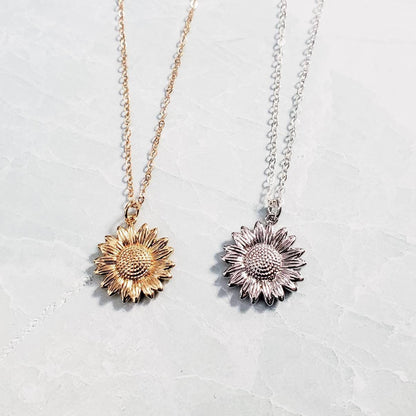Sunflower Necklace – Charm Necklaces