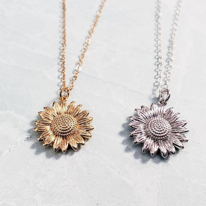 Sunflower Necklace – Charm Necklaces