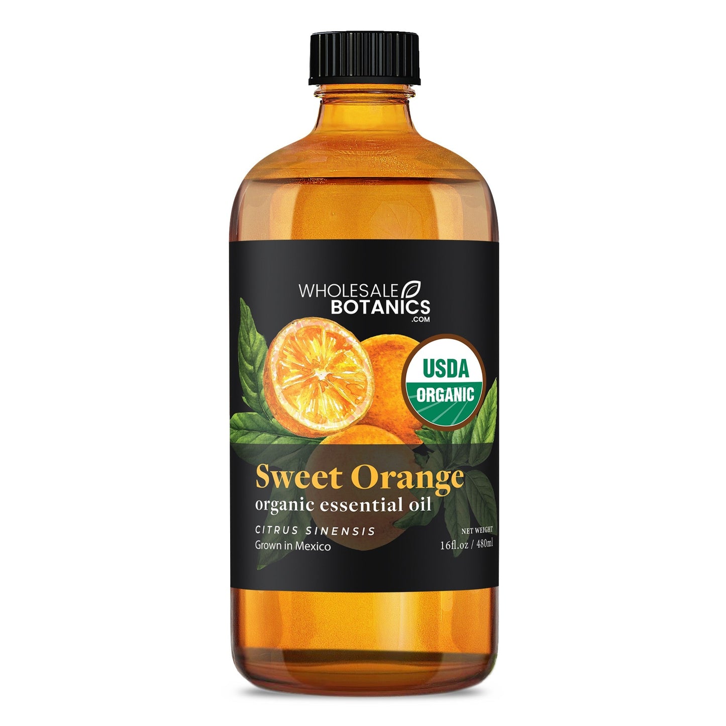 Organic Sweet Orange Essential Oil – 16 oz Organic_Essential_Oil