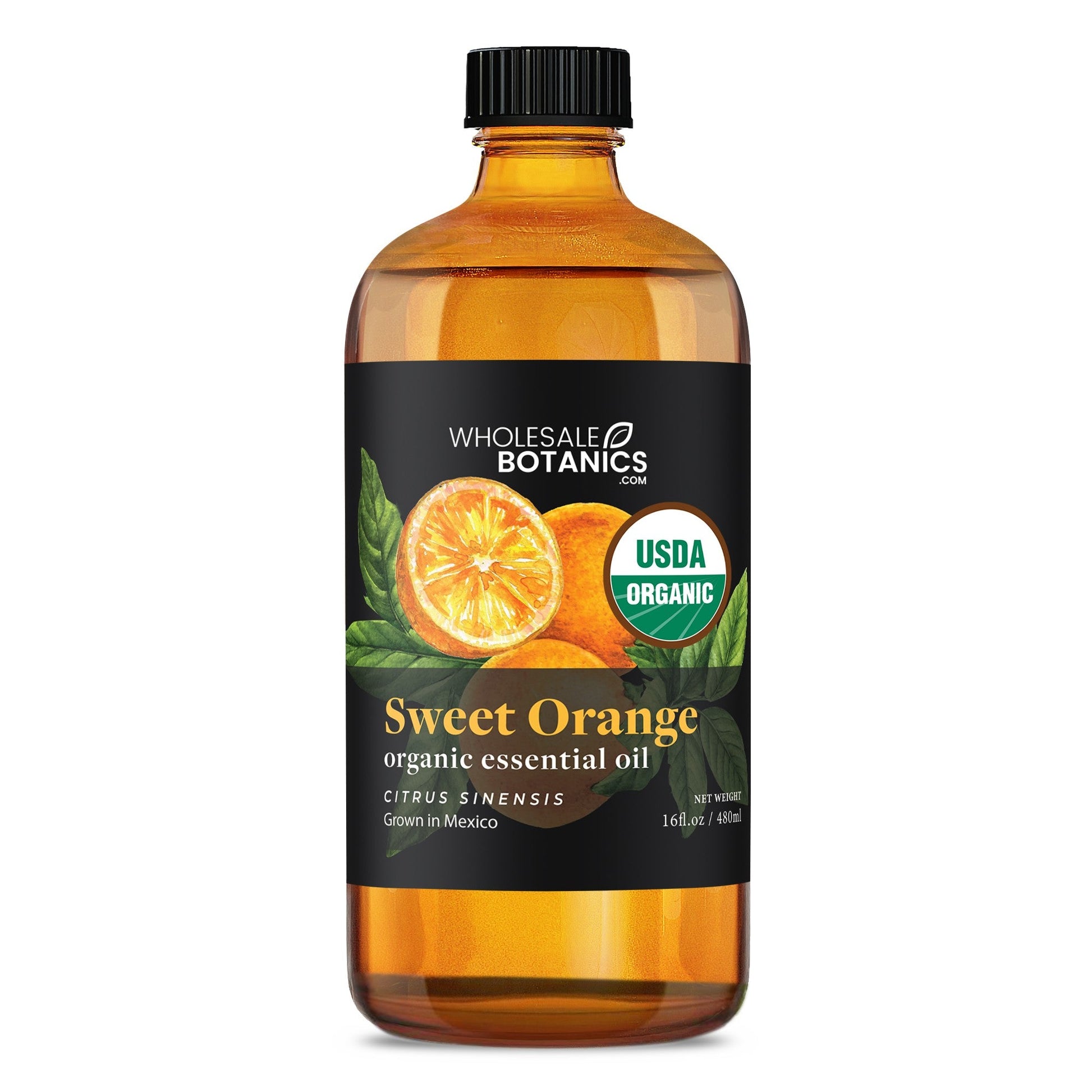Organic Sweet Orange Essential Oil – 16 oz Organic_Essential_Oil
