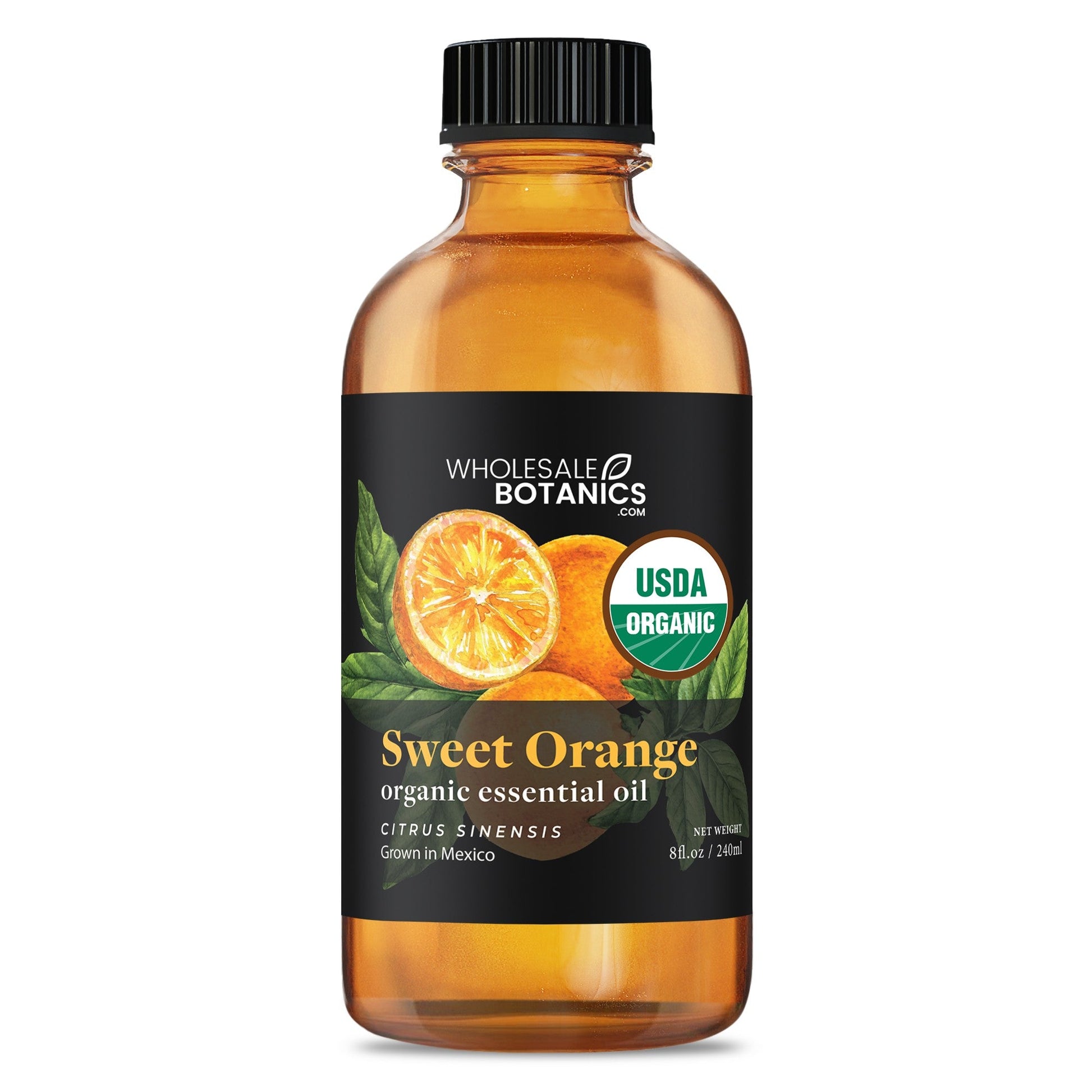 Organic Sweet Orange Essential Oil – 8 oz Organic_Essential_Oil