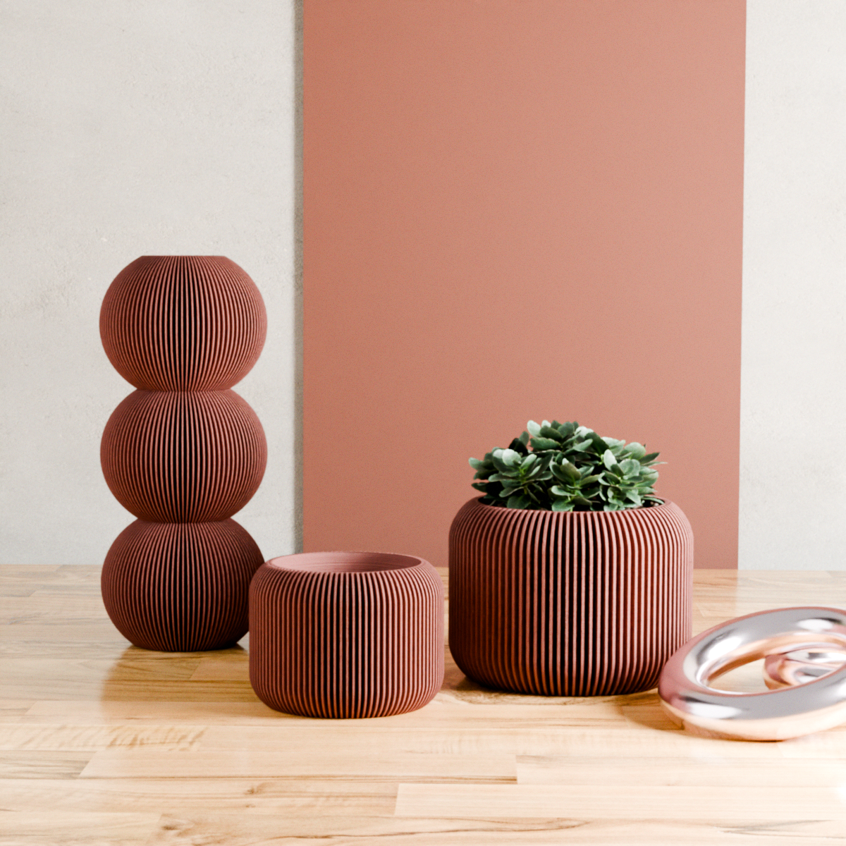 Orbis Planter – Terracotta Planter