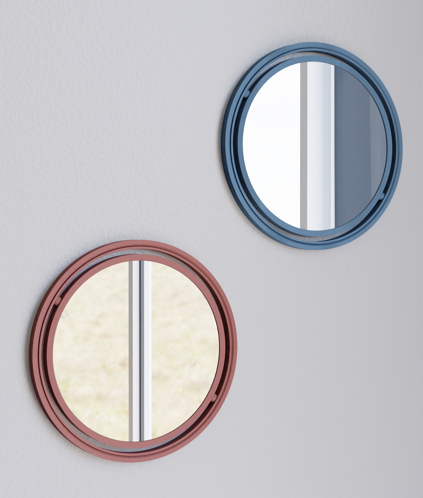 SET OF 3 GLOBE Mirror – Set of 3 Terracotta Mirror
