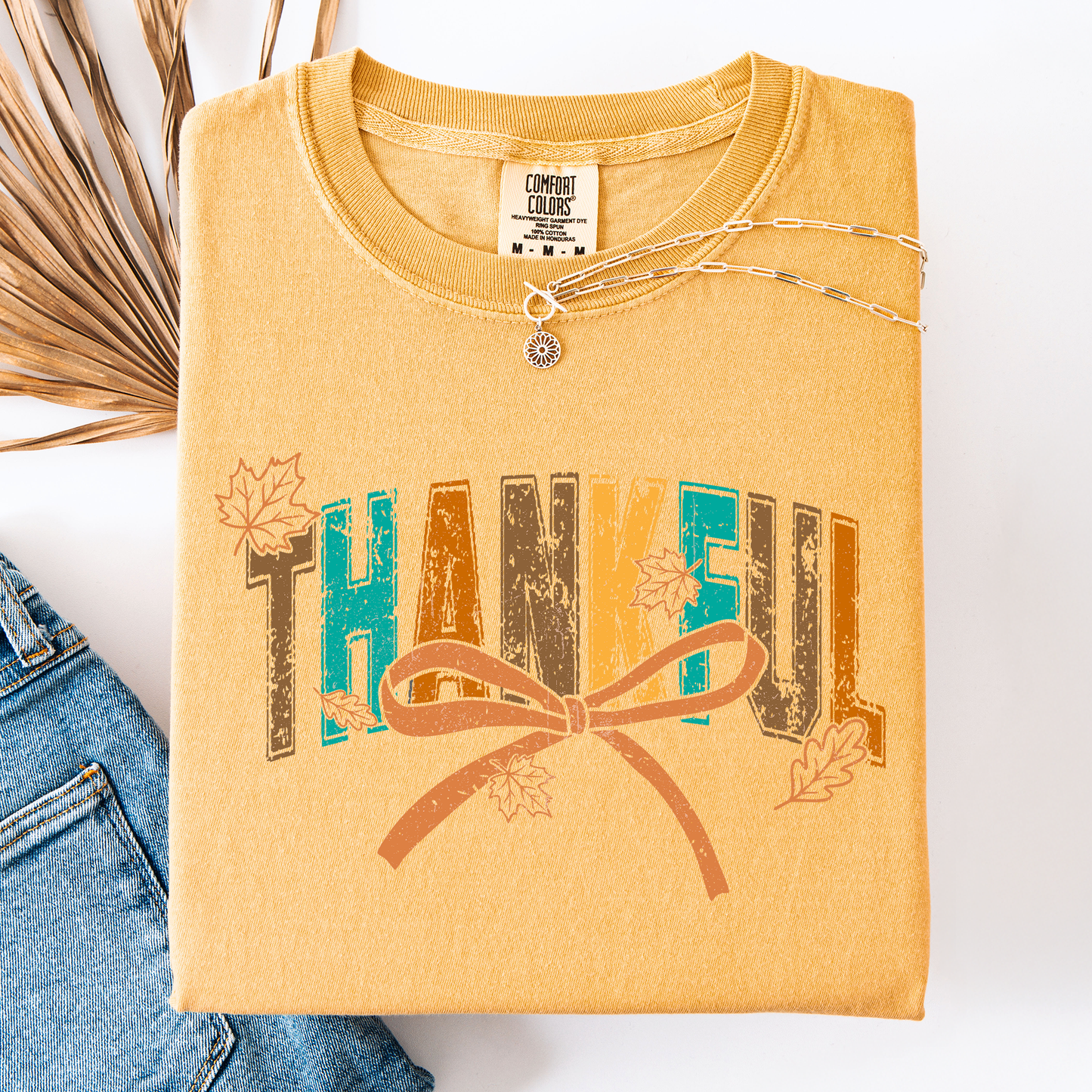 Thankful (Autumn or Thanksgiving) Comfort Colors T-Shirt